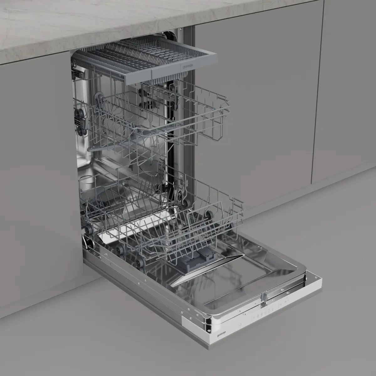 Посудомоечная машина встраив. Gorenje GV523E10WE 1760Вт узкая нержавеющая сталь — миниатюра 5