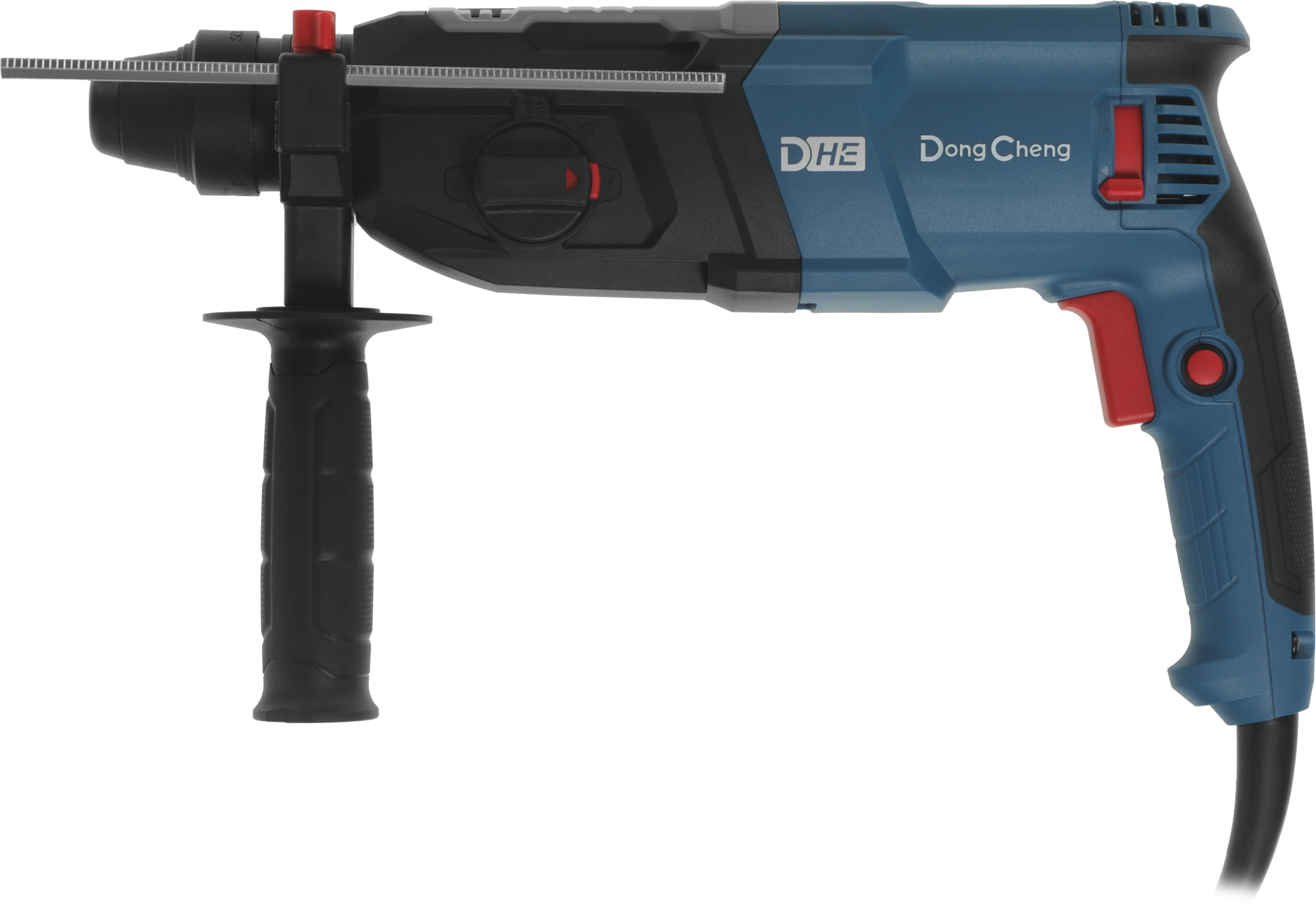 Перфоратор DongCheng DZC04-28 патрон:SDS-plus уд.:3.3Дж 820Вт (кейс в комплекте) — миниатюра 8