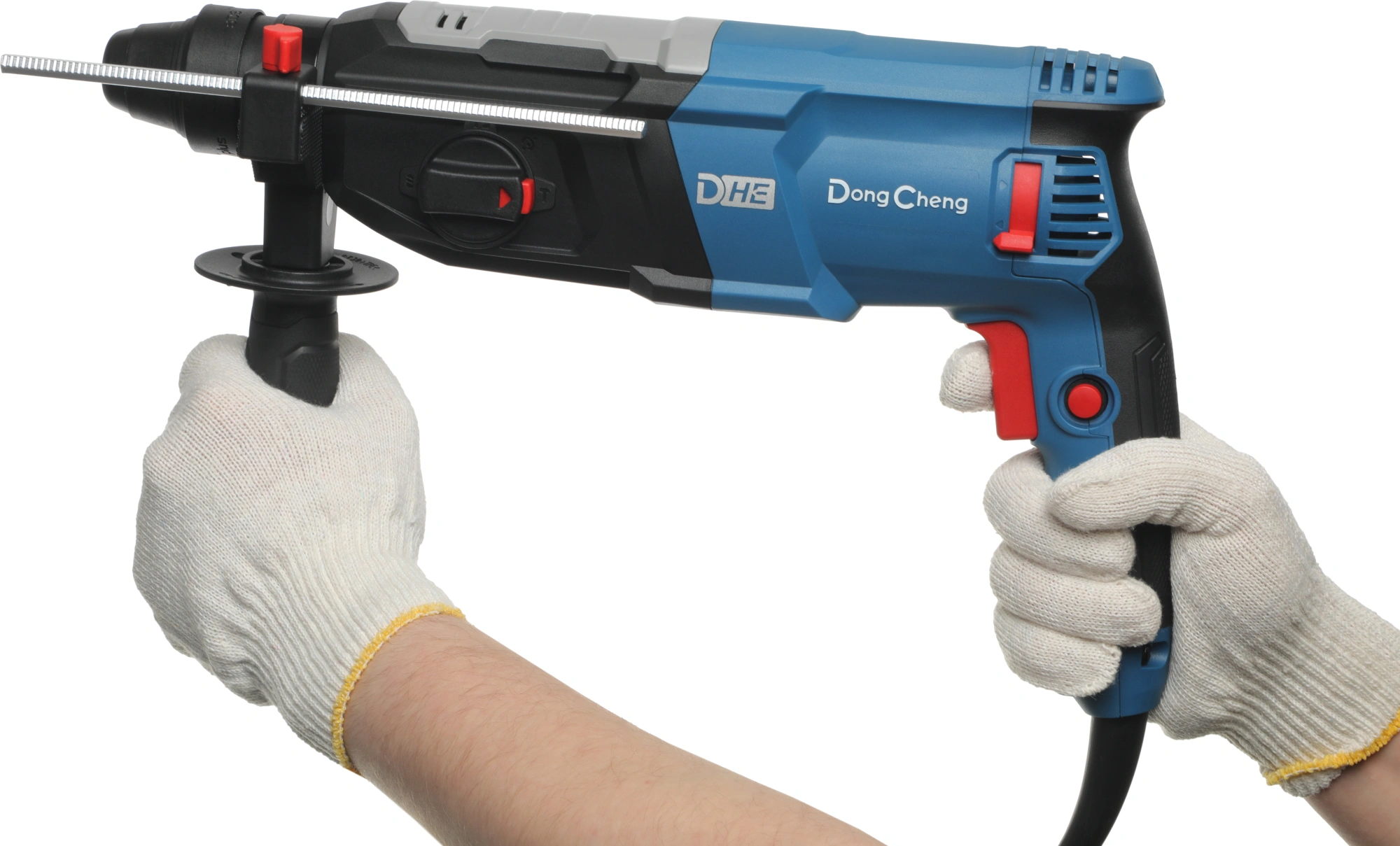 Перфоратор DongCheng DZC04-28 патрон:SDS-plus уд.:3.3Дж 820Вт (кейс в комплекте) — миниатюра 14