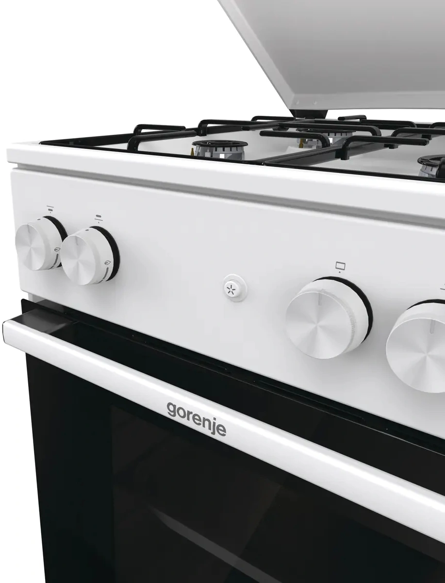 Плита Газовая Gorenje GG5A14WJ белый (металлическая крышка) реш.сталь — миниатюра 9