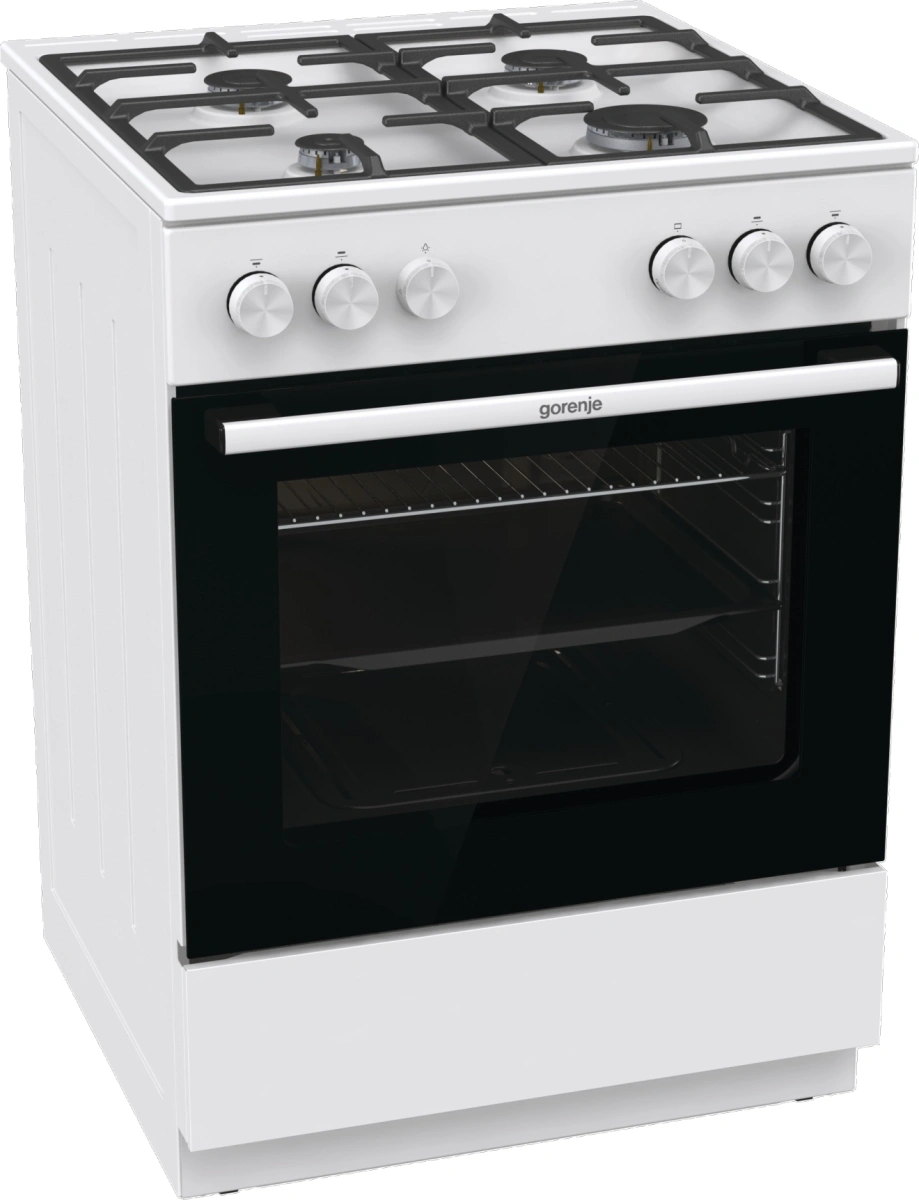 Плита Газовая Gorenje GG6A10WFFM белый (без крышки) реш.сталь — миниатюра 4