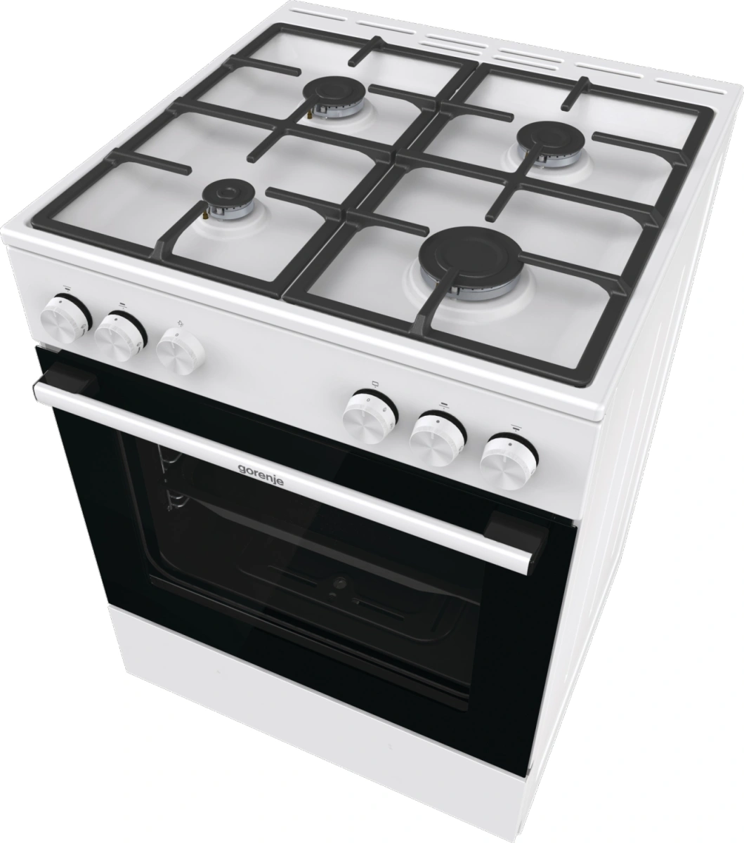 Плита Газовая Gorenje GG6A10WFFM белый (без крышки) реш.сталь — миниатюра 8