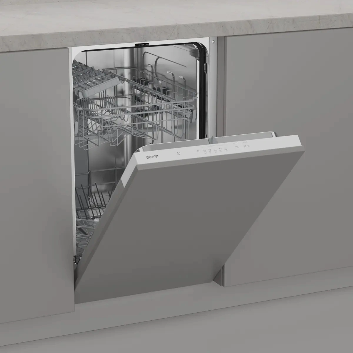 Посудомоечная машина встраив. Gorenje GV522E10WE 1760Вт узкая нержавеющая сталь — миниатюра 3