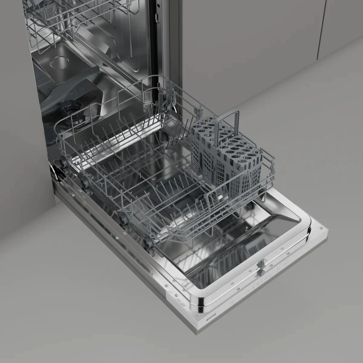 Посудомоечная машина встраив. Gorenje GV522E10WE 1760Вт узкая нержавеющая сталь — миниатюра 4
