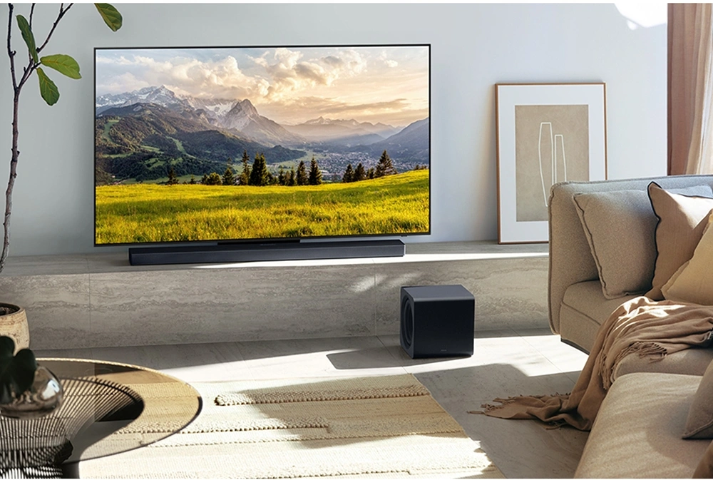 Саундбар Samsung HW-QS700F/RU 3.1.2 200Вт+150Вт черный — миниатюра 23
