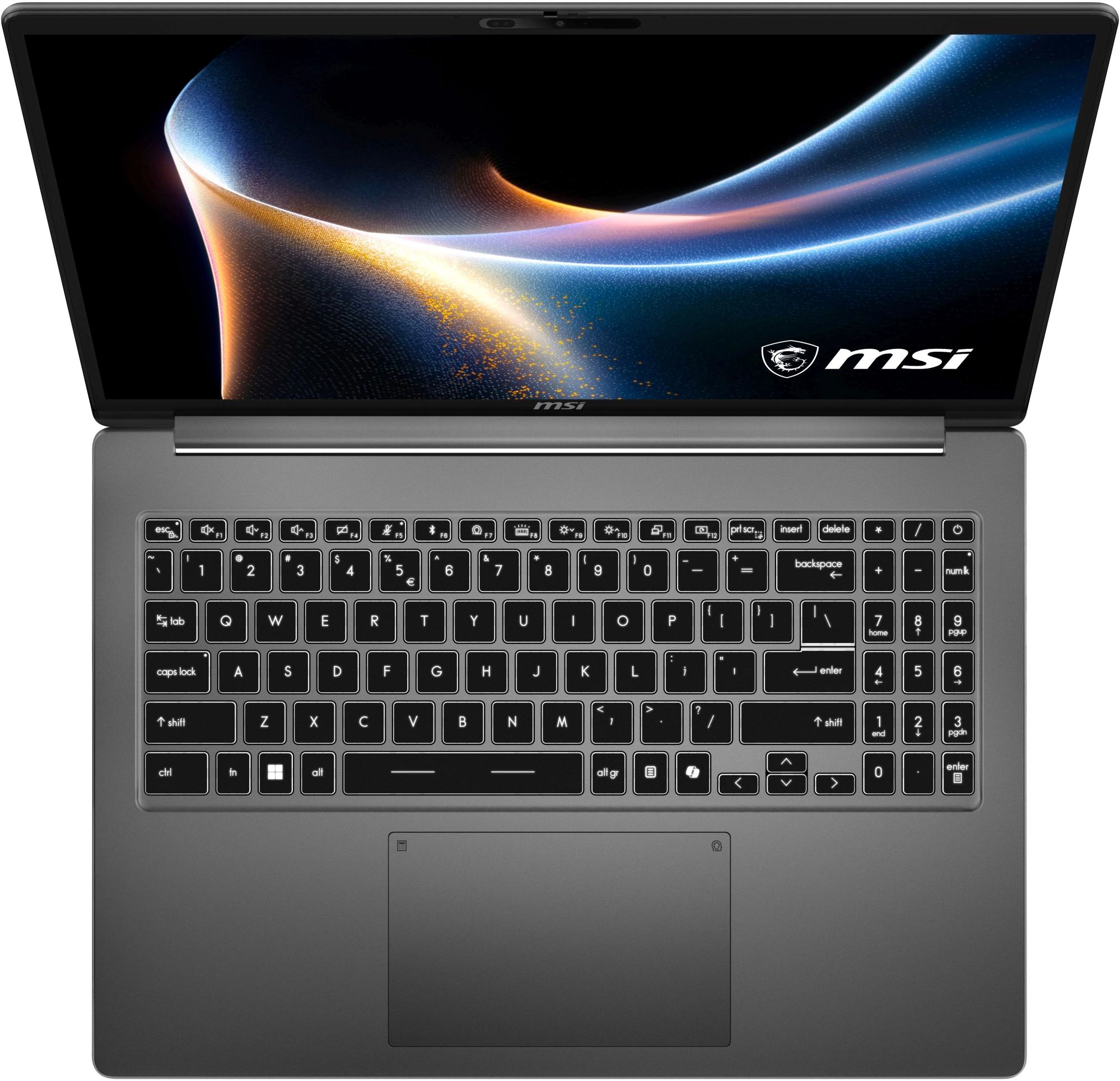 Ноутбук MSI Modern 16S AI+ G3MG-032RU Core Ultra 5 322 16Gb SSD512Gb Intel Graphics 16" OLED FHD+ (1920x1200) Windows 11 Pro grey WiFi BT Cam (9S7-26U211-032) — миниатюра 4