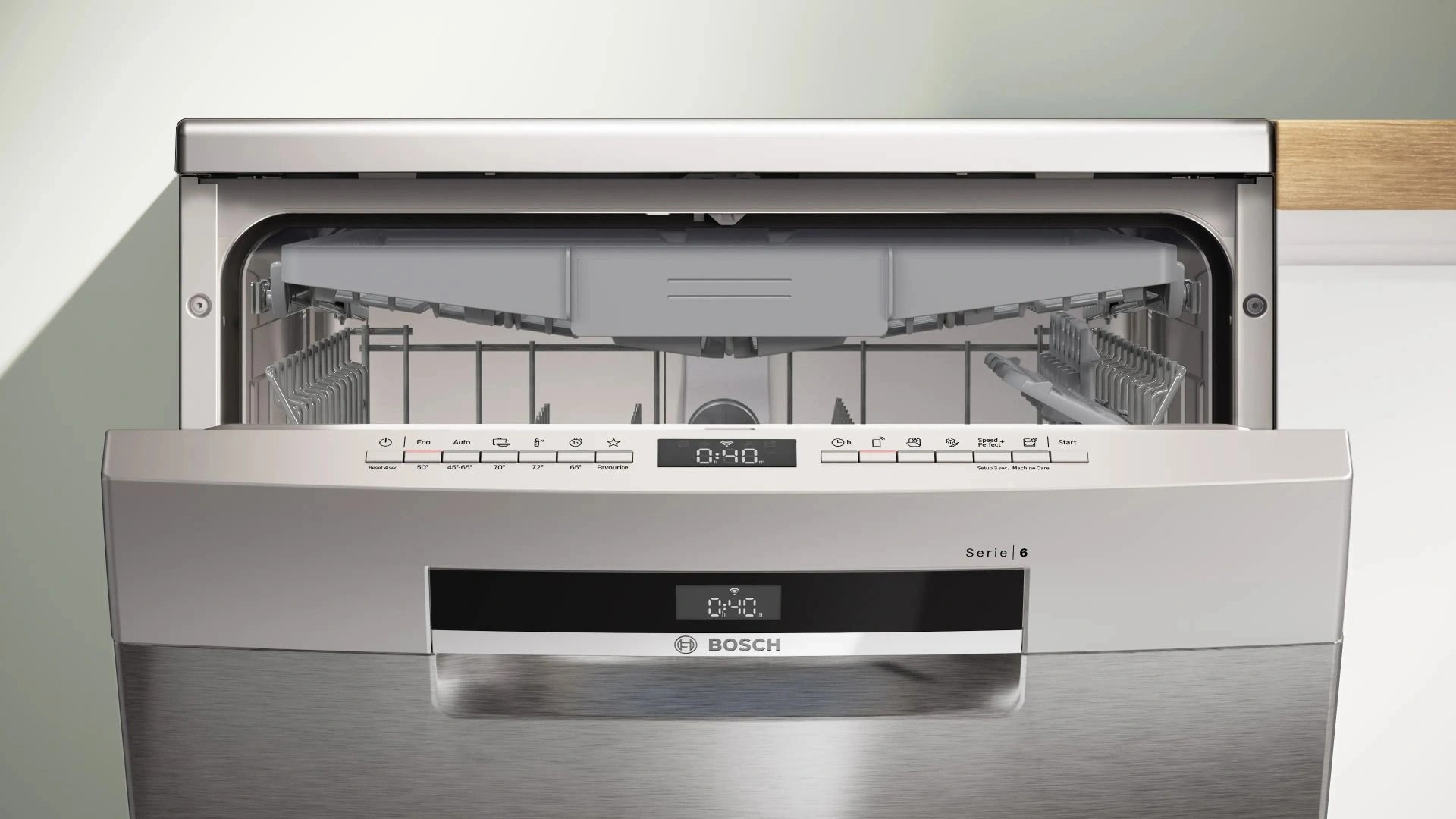 Посудомоечная машина Bosch Serie 6 SMS6EMI38Q нержавеющая сталь (полноразмерная) — миниатюра 4