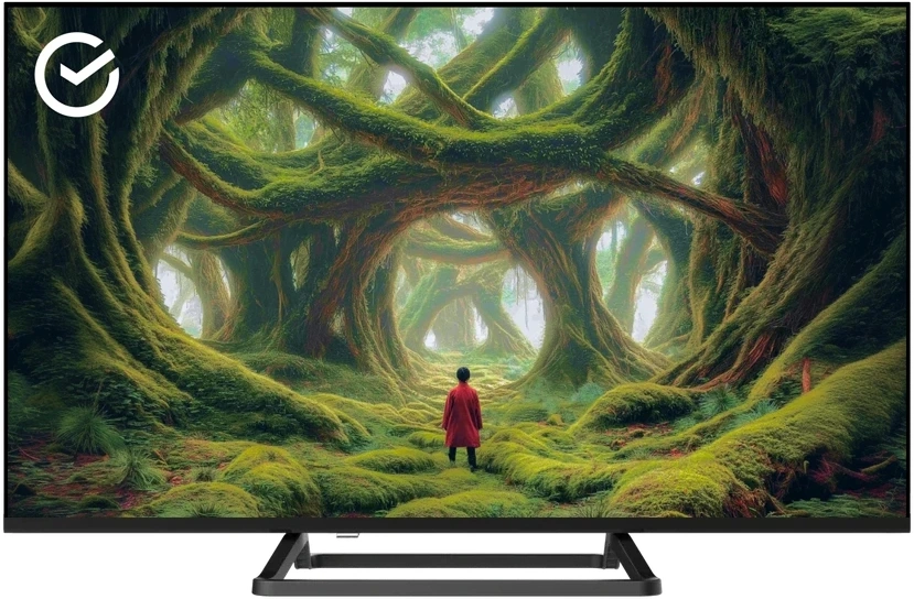 Телевизор LED Sber 32" SDX-32H3114 Салют ТВ Frameless черный HD 60Hz DVB-T DVB-T2 DVB-C DVB-S DVB-S2 USB WiFi Smart TV — фото 1
