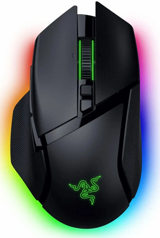 Мышь Razer Basilisk V3 Pro 35K черный оптическая 35000dpi беспров. BT/Radio USB-C/BT 11but (RZ01-05240100-R3G1) — фото 1
