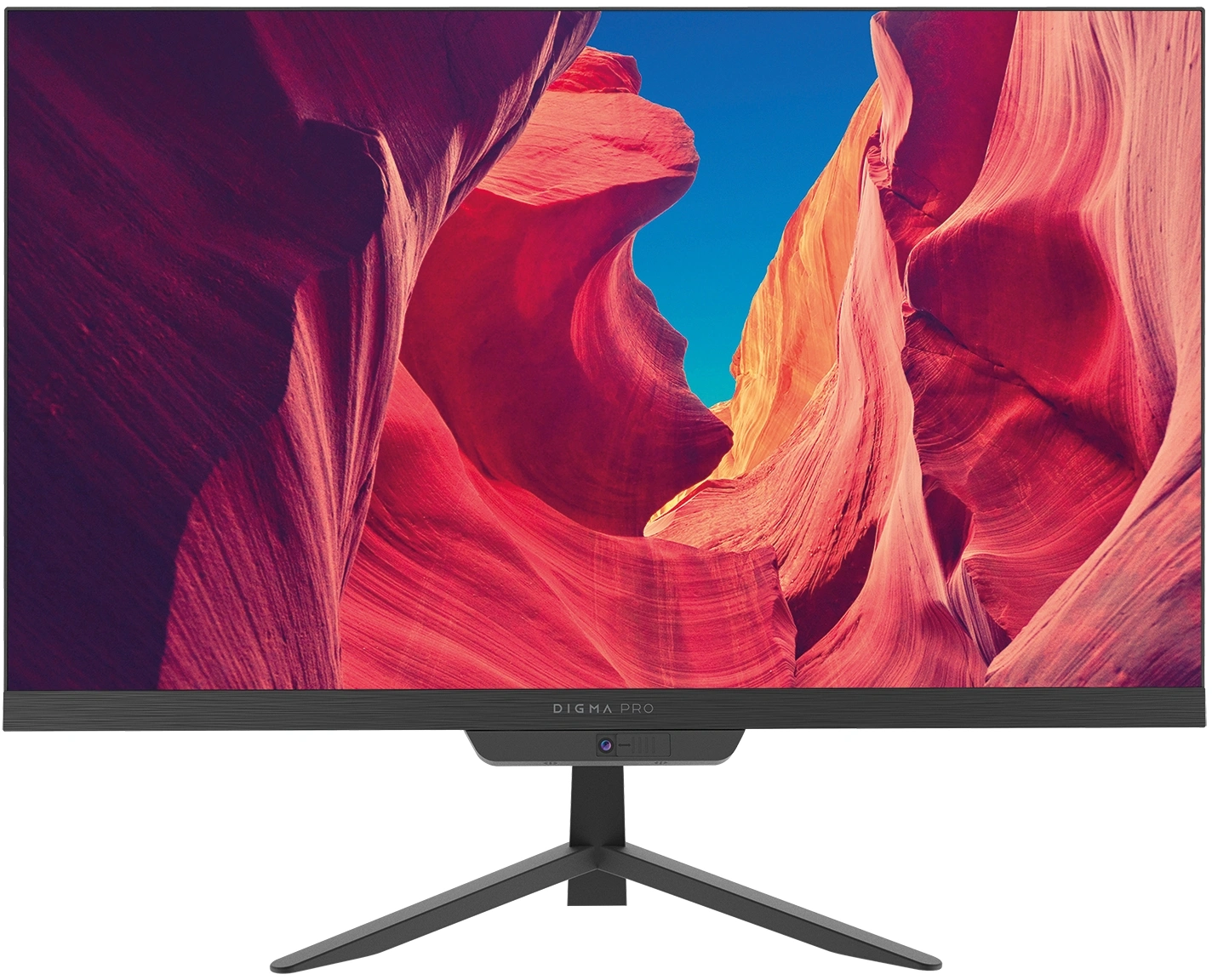 Моноблок Digma Pro Base 23.8" Full HD i3 12100 (3.3) 16Gb SSD512Gb UHDG 730 Windows 11 Pro GbitEth WiFi BT 90W клавиатура мышь Cam черный 1920x1080 — миниатюра 2