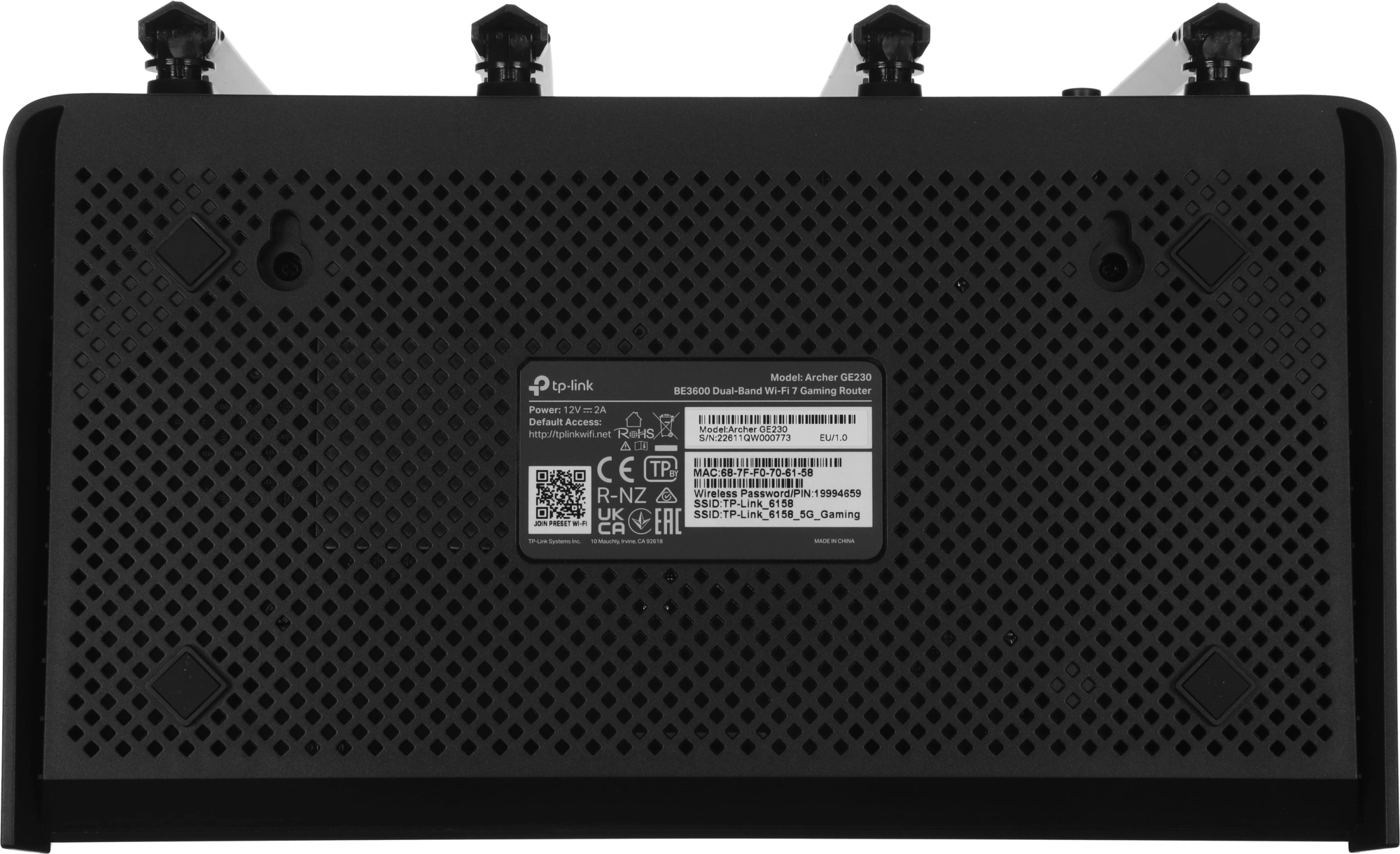 Роутер беспроводной TP-Link Archer GE230 BE3600 100/1000/2500BASE-T черный — миниатюра 16