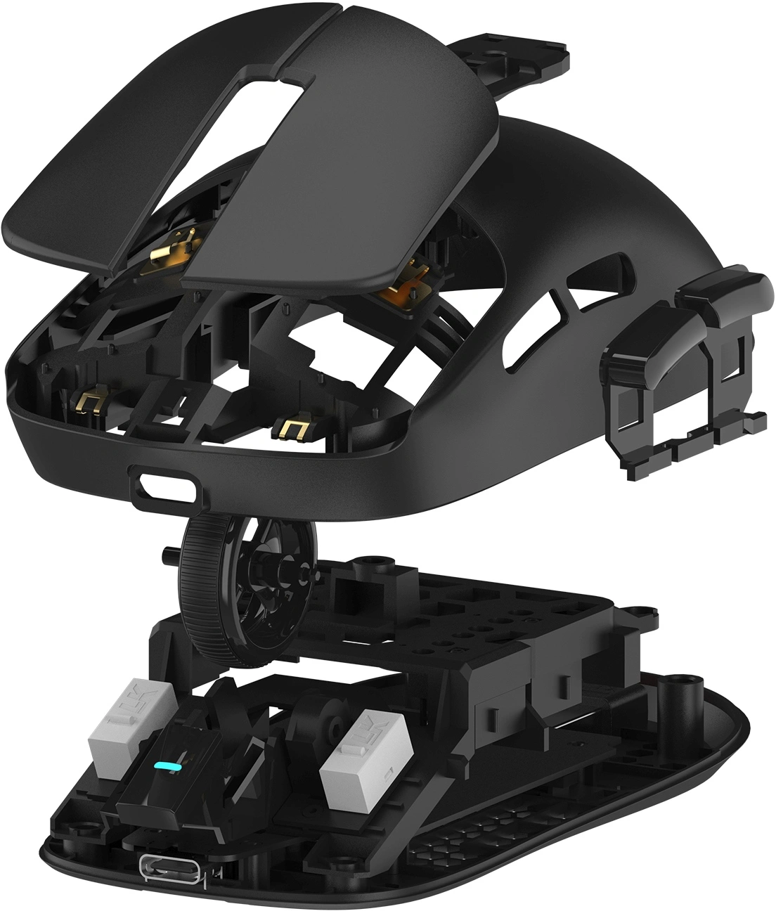 Мышь A4Tech Bloody R77 Ultra Dock черный оптическая 20000dpi беспров. USB 5but — миниатюра 16