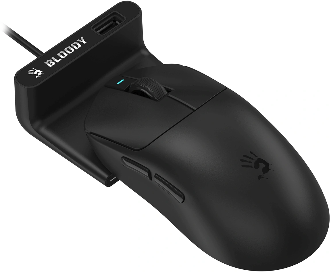 Мышь A4Tech Bloody R77 Ultra Dock черный оптическая 20000dpi беспров. USB 5but — миниатюра 18
