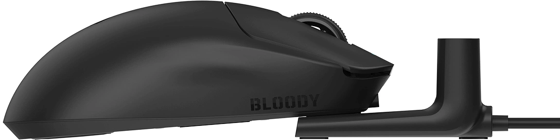 Мышь A4Tech Bloody R77 Ultra Dock черный оптическая 20000dpi беспров. USB 5but — миниатюра 20