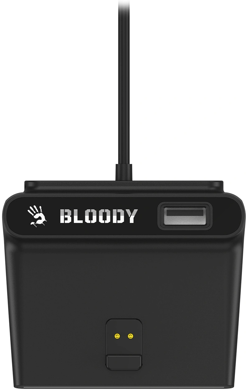 Мышь A4Tech Bloody R77 Ultra Dock черный оптическая 20000dpi беспров. USB 5but — миниатюра 28