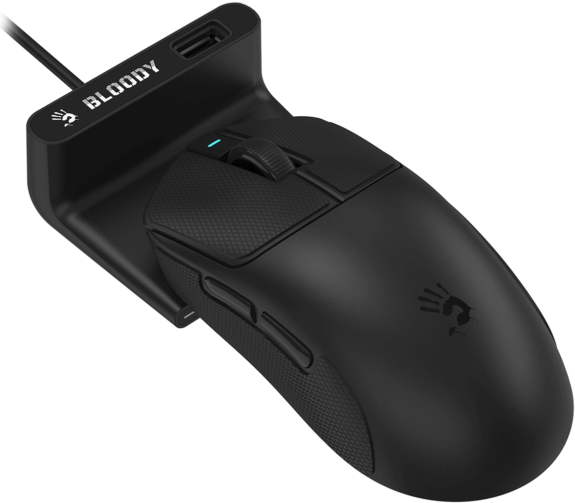 Мышь A4Tech Bloody R77 Ultra Dock черный оптическая 20000dpi беспров. USB 5but — миниатюра 42