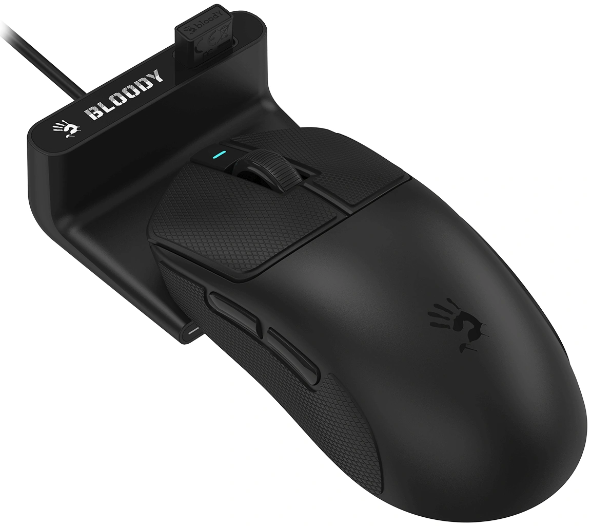 Мышь A4Tech Bloody R77 Ultra Dock черный оптическая 20000dpi беспров. USB 5but — миниатюра 44
