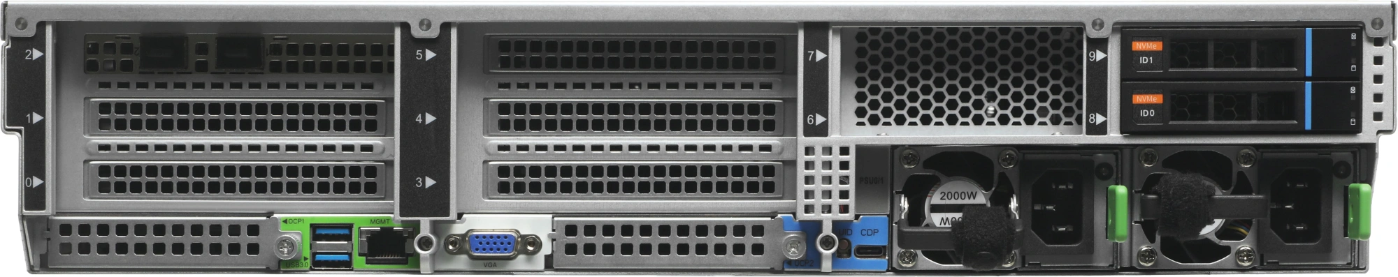 Сервер IRU Rock g2212ig6 2x6530P 4x64Gb AST2600 2P 25G 2x2000W w/o OS (2164125) — миниатюра 11