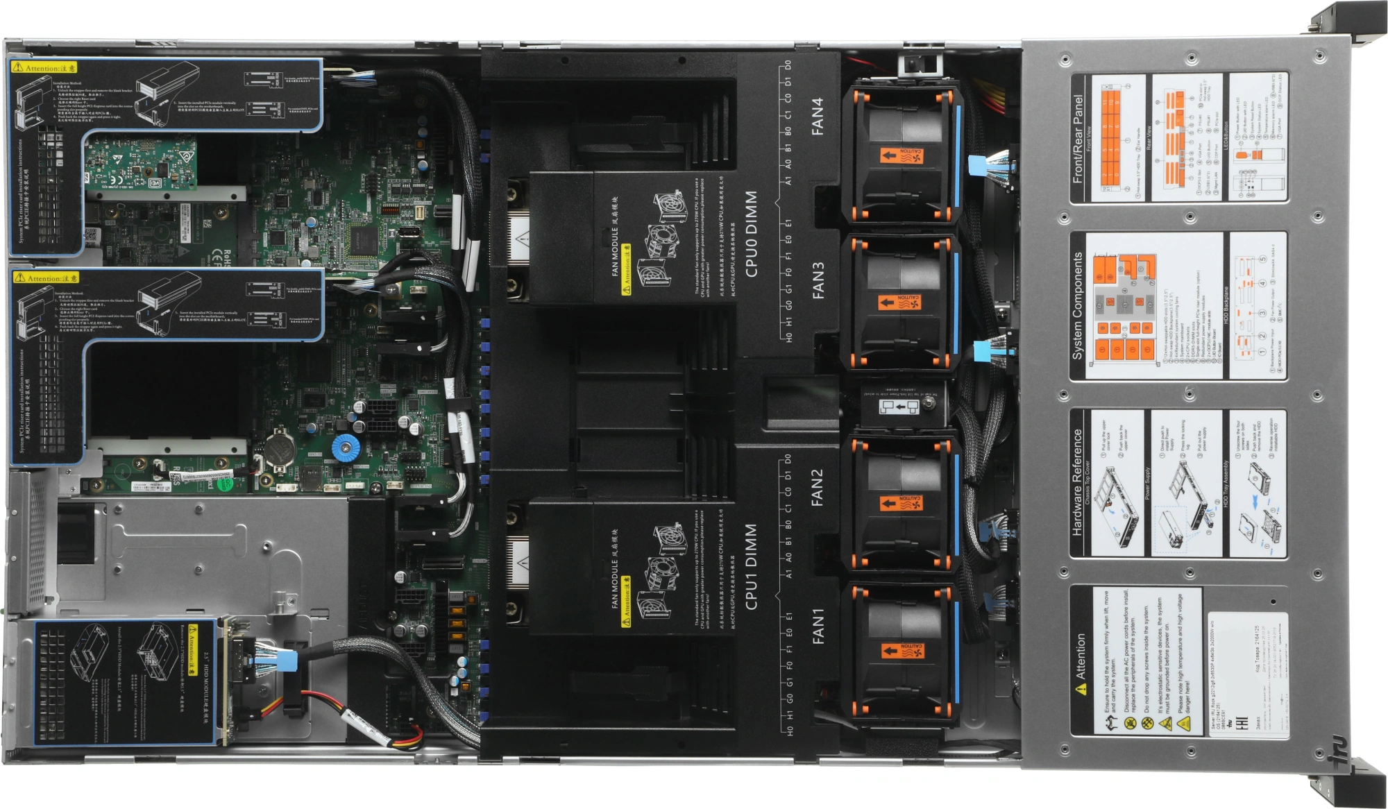 Сервер IRU Rock g2212ig6 2x6530P 4x64Gb AST2600 2P 25G 2x2000W w/o OS (2164125) — миниатюра 12