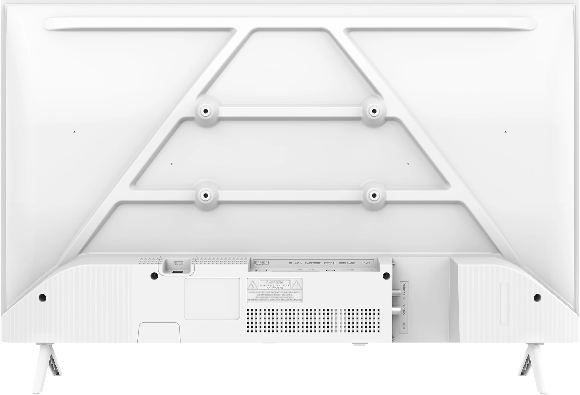 Телевизор LED BBK 32" 32LEM-1045/TS2C (W) белый HD 60Hz DVB-T2 DVB-C DVB-S2 USB (RUS) — миниатюра 5
