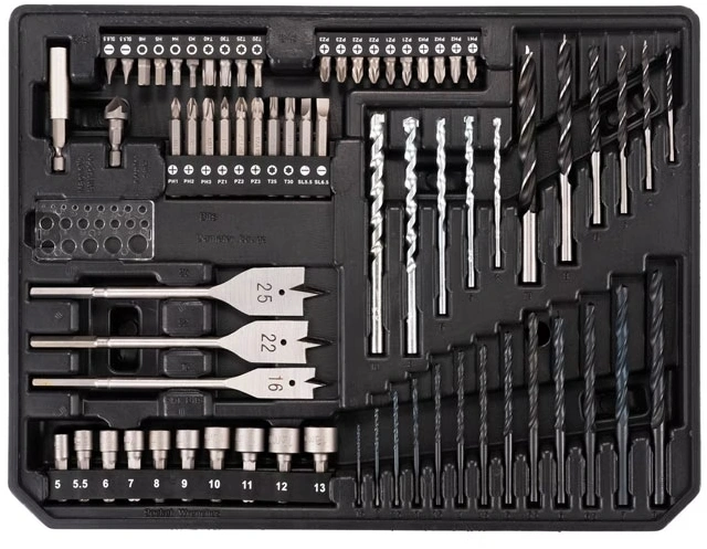 Набор оснастки Makita Makpac E-24913 (E-24913) по дер/мет/бет (70пред.) для шуруповертов/дрелей — миниатюра 2
