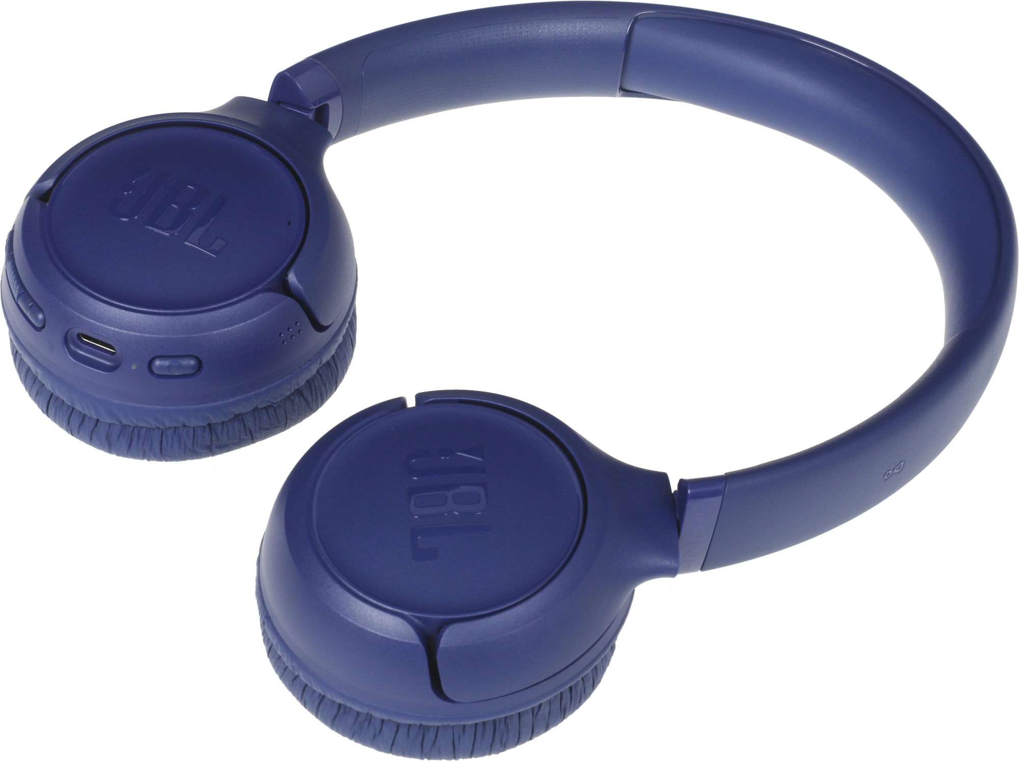 Гарнитура накладные JBL Tune 530BT синий беспроводные bluetooth оголовье (JBLT530BTBLUEU) — миниатюра 4