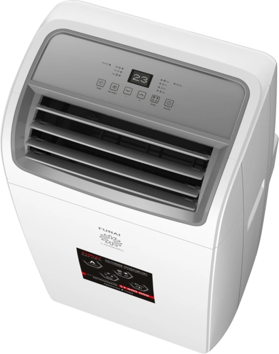 Кондиционер мобильный Funai Camomiru MAC-CM46HPNW белый площ.32м2 — миниатюра 2