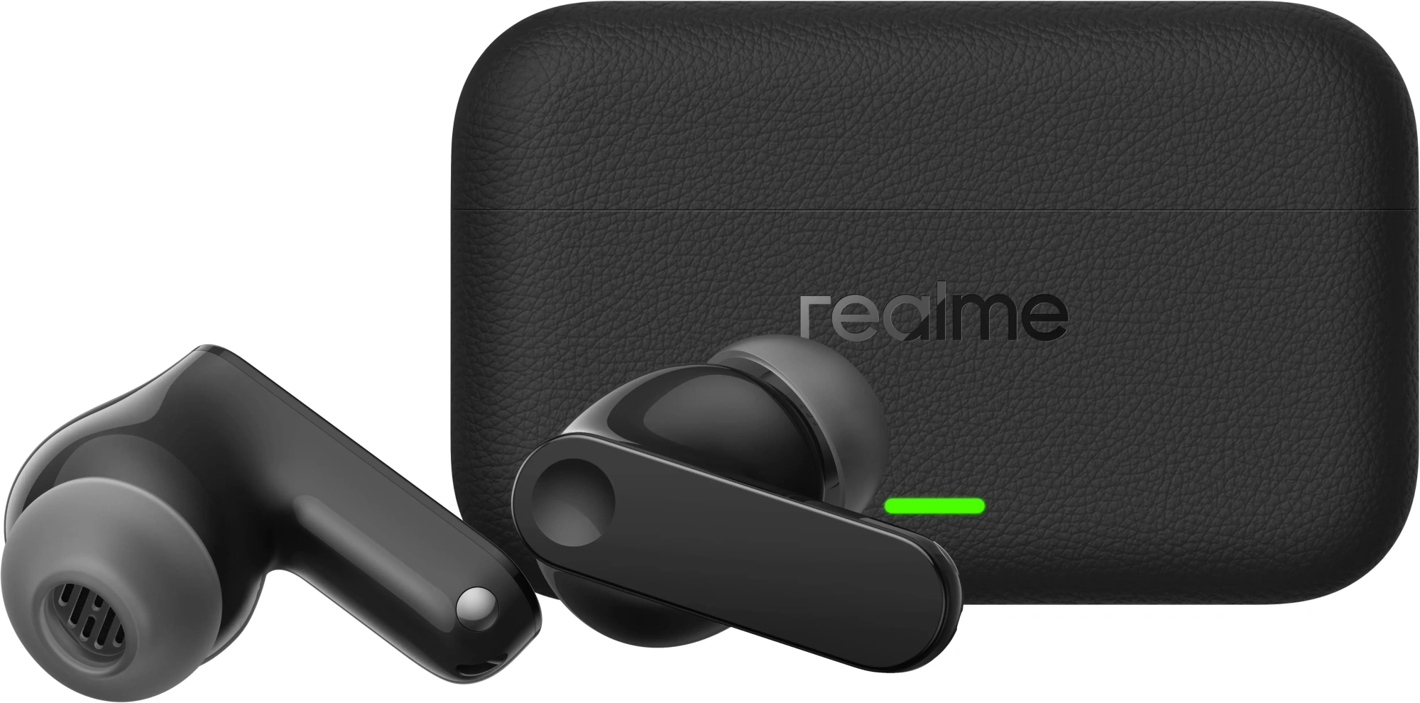 Гарнитура внутриканальные Realme Buds T500 Pro черный беспроводные bluetooth в ушной раковине (6941764483910) — миниатюра 2