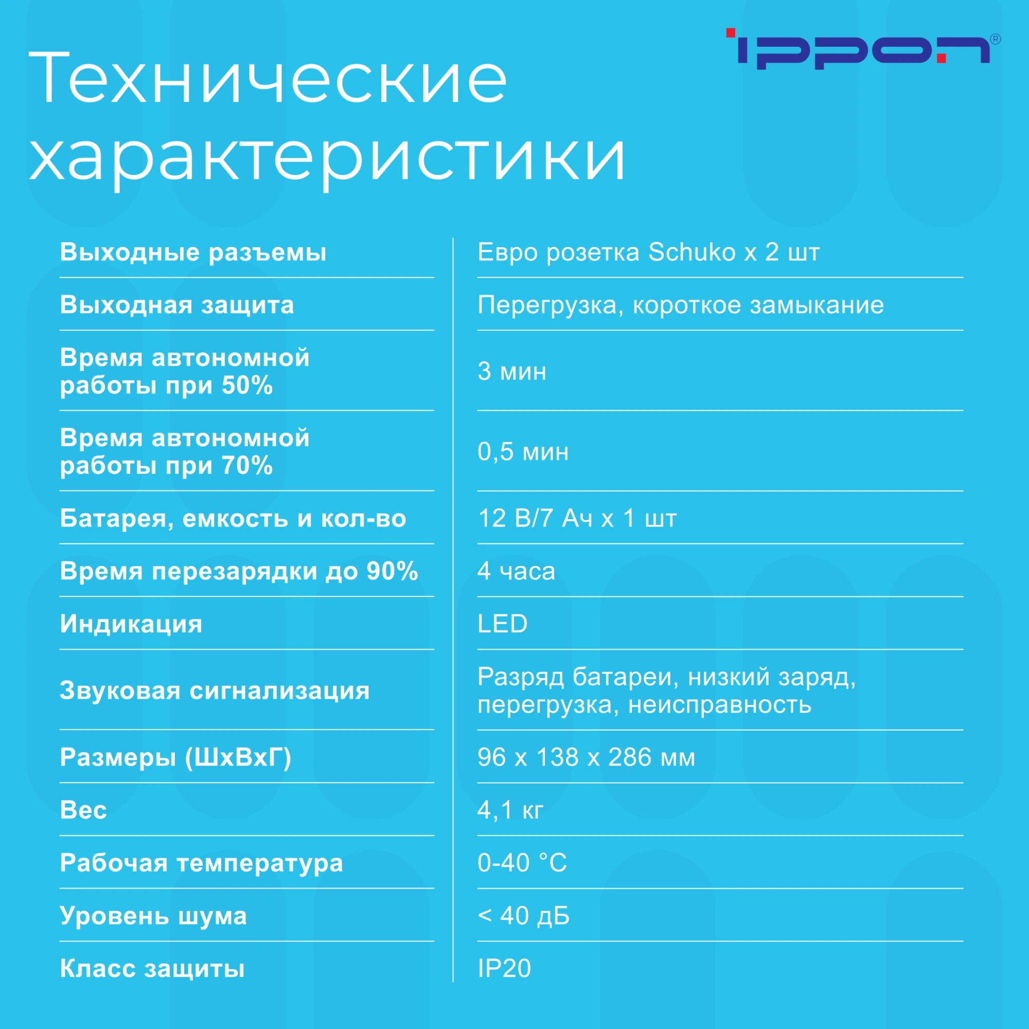 Источник бесперебойного питания Ippon Simple 850 Euro 480Вт 850ВА черный — миниатюра 8