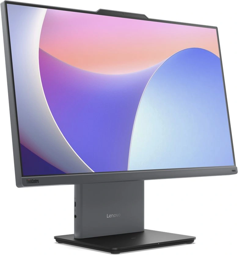 Моноблок Lenovo ThinkCentre neo 50a G5 23.8" Full HD Core 5 210H (2.2) 16Gb SSD512Gb Graphics без ОС GbitEth WiFi BT 90W клавиатура мышь Cam серый 1920x1080 — миниатюра 3
