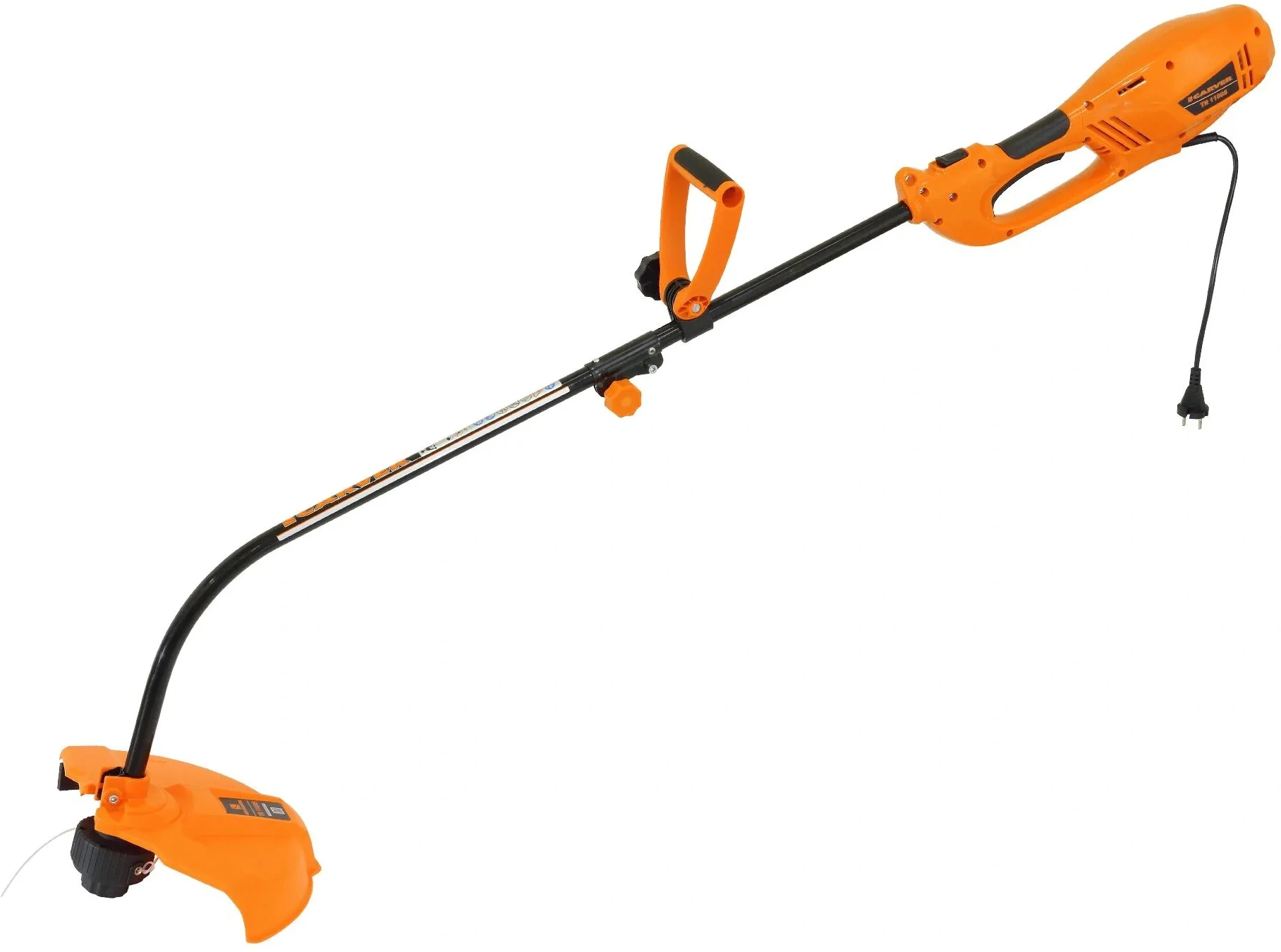 Триммер электрический Carver TR-1100S 1100Вт 1.4л.с. разбор.штан. реж.эл.:леска — фото 1
