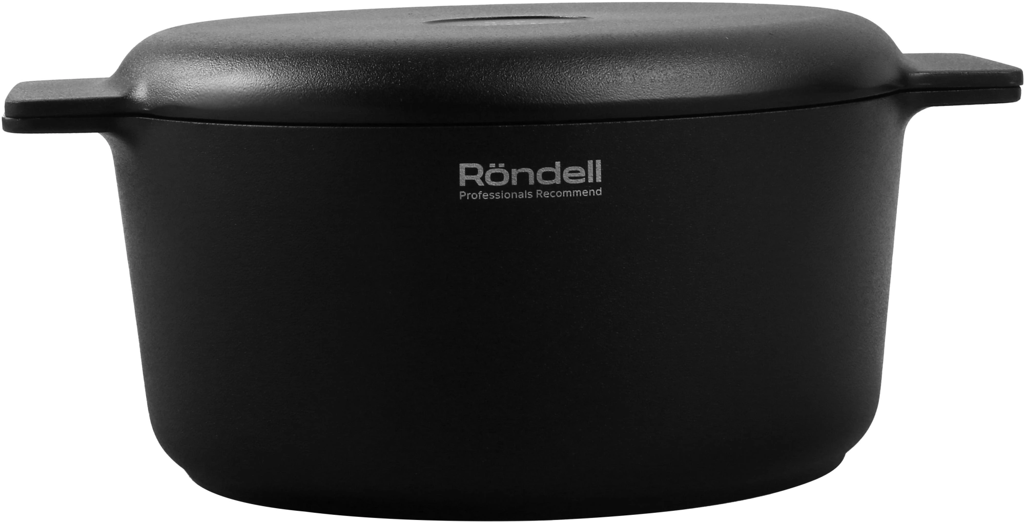 Кастрюля Rondell Black Edition RDA-2097 4.6л. d=24см (с крышкой) черный — миниатюра 2