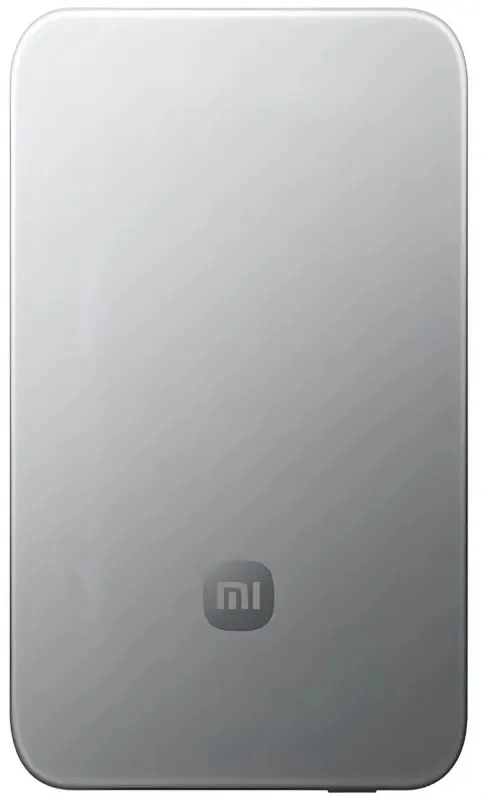 Мобильный аккумулятор Xiaomi UltraThin Magnetic Power Bank 5000 15W GL 5000mAh QC/PD 22.5W 3A USB-C беспров.зар. серебристый (BHR08Z2GL) — фото 1
