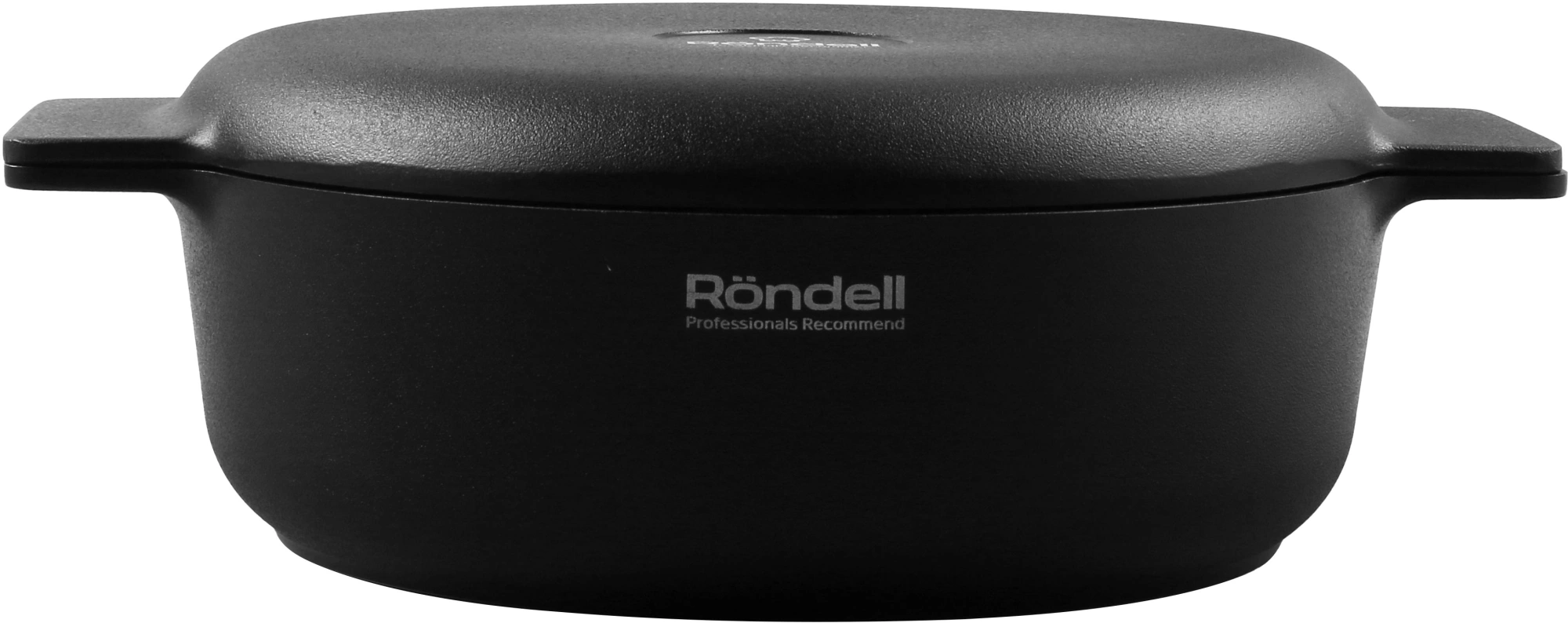 Сотейник Rondell Black Edition RDA-2098 3.2л. d=24см (с крышкой) черный — миниатюра 2