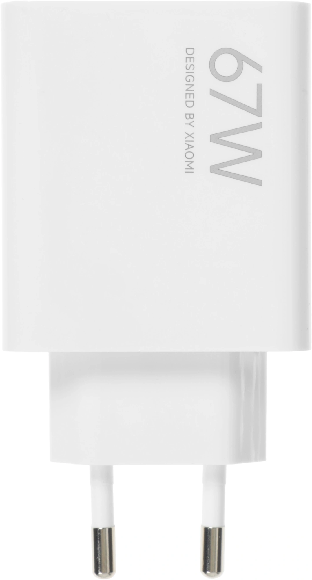 Сетевое зар./устр. Xiaomi 67W HyperCharge Power Adapter 67W 3.25A (PD) USB универсальное белый (BHR07SKEU) — миниатюра 3