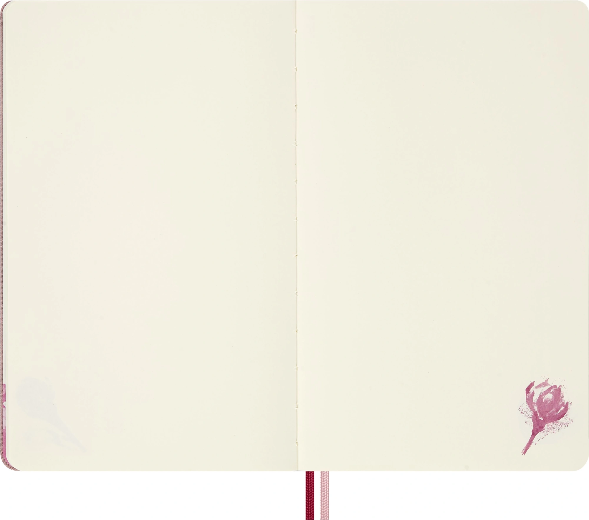 Блокнот Moleskine LIMITED EDITION САКУРА LESU09QP062 Large 130х210мм обложка текстиль 176стр. нелинованный твердая обложка розовый 2026 — миниатюра 4