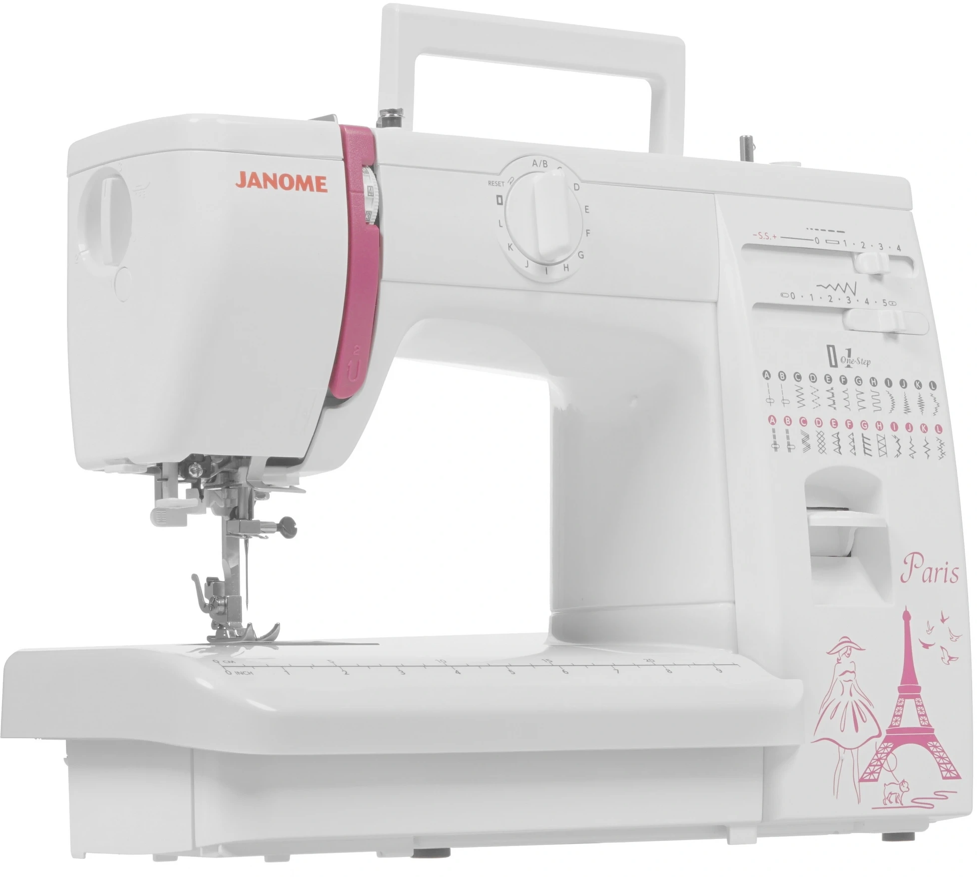 Швейная машина Janome Q-23P белый/рисунок — фото 1