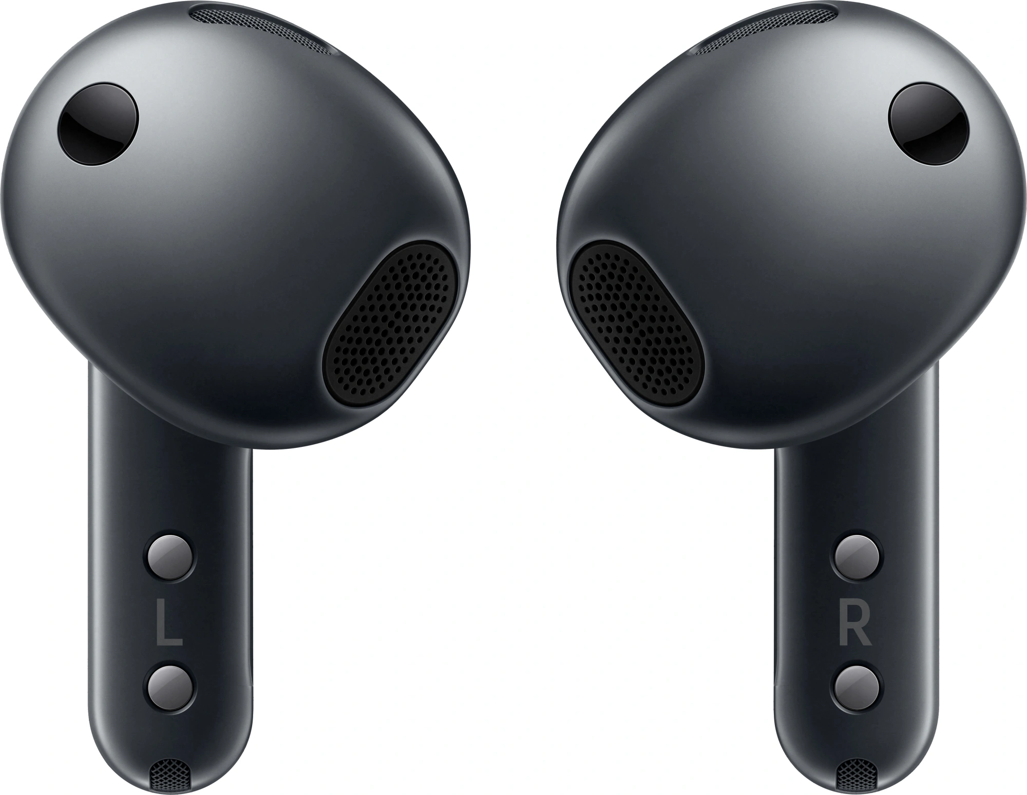 Гарнитура вкладыши Samsung Galaxy Buds 4 черный беспроводные bluetooth в ушной раковине (SM-R540NZKACIS) — миниатюра 2