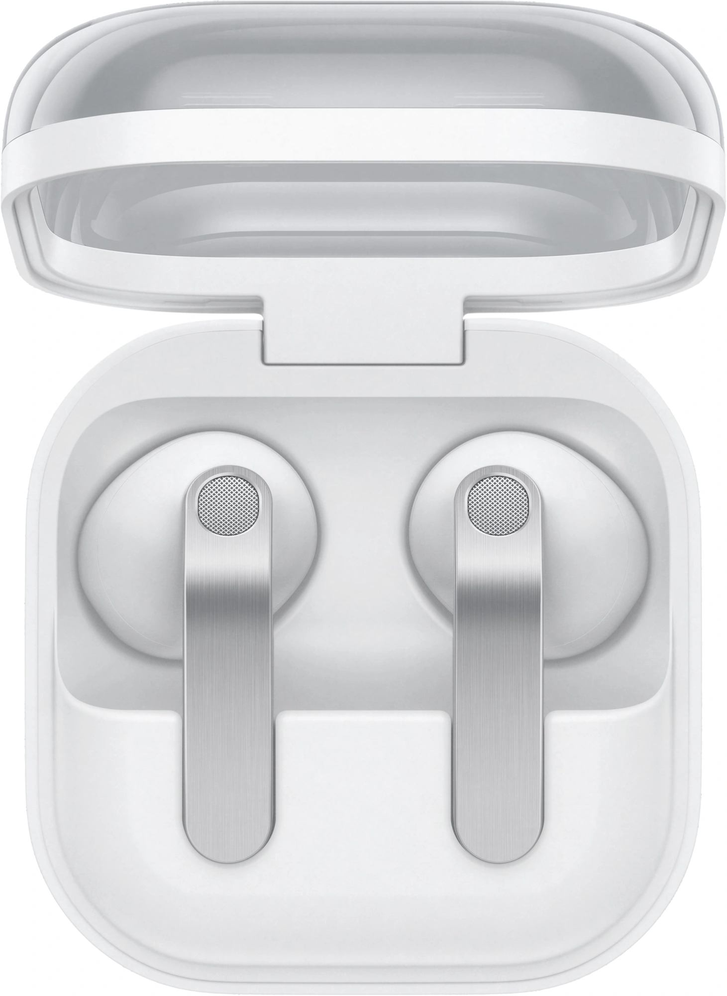 Гарнитура вкладыши Samsung Galaxy Buds 4 белый беспроводные bluetooth в ушной раковине (SM-R540NZWACIS) — миниатюра 5