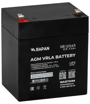 Батарея для ИБП Бастион RAPAN SB 12045 12В 4.5Ач — миниатюра 4