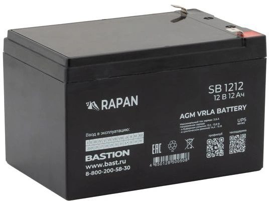 Батарея для ИБП Бастион RAPAN SB 1212 12В 12Ач — миниатюра 4