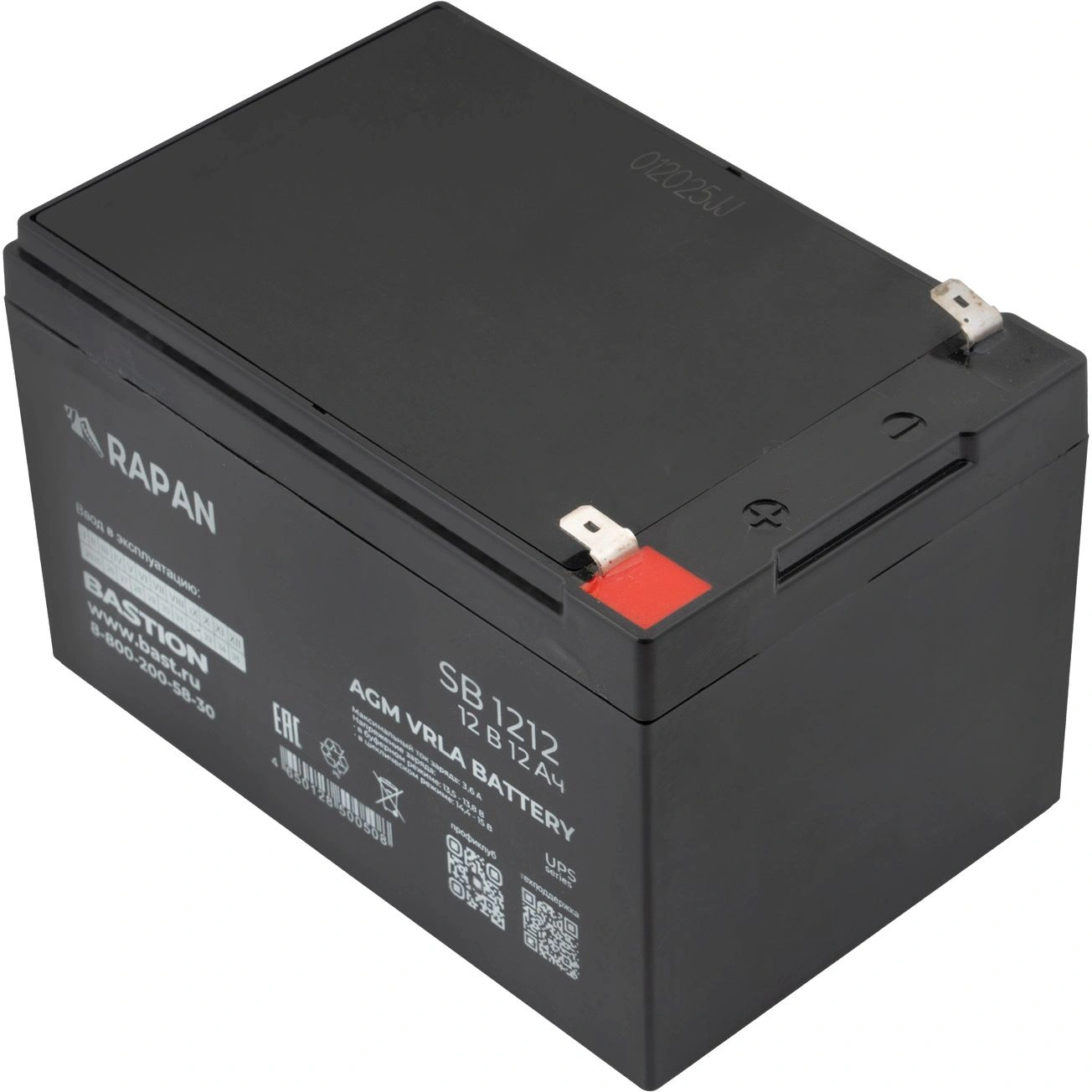 Батарея для ИБП Бастион RAPAN SB 1212 12В 12Ач — миниатюра 3