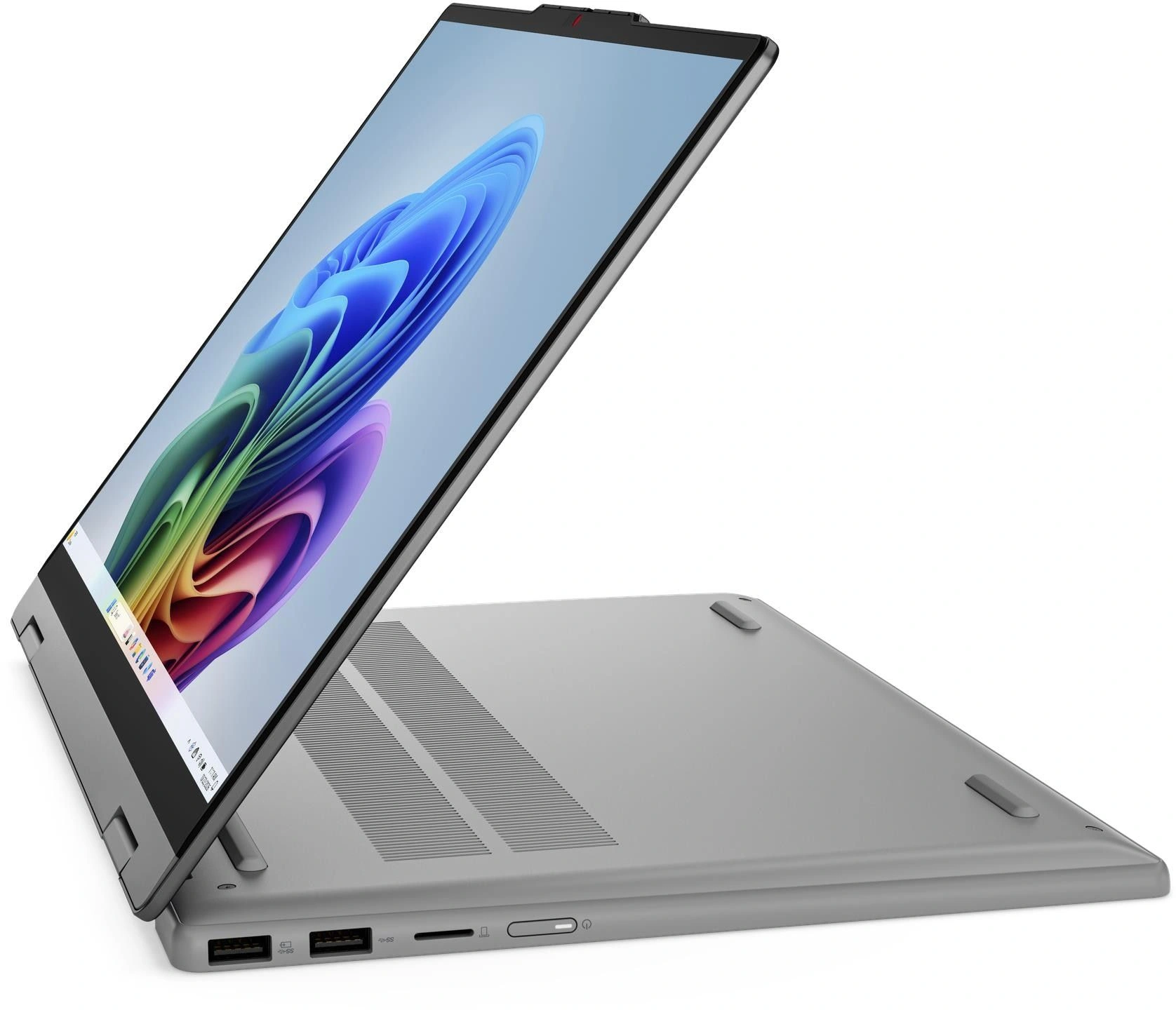 Ноутбук Lenovo IdeaPad 5 2-in-1 14AHP11 Ryzen 5 230 16Gb SSD512Gb AMD Radeon 760M 14" OLED Touch WUXGA (1920x1200) без ОС grey WiFi BT Cam (83UJ0016PS) — миниатюра 3