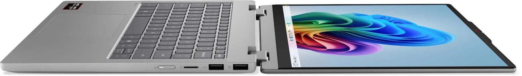 Ноутбук Lenovo IdeaPad 5 2-in-1 14AHP11 Ryzen 5 230 16Gb SSD512Gb AMD Radeon 760M 14" OLED Touch WUXGA (1920x1200) без ОС grey WiFi BT Cam (83UJ0016PS) — миниатюра 8