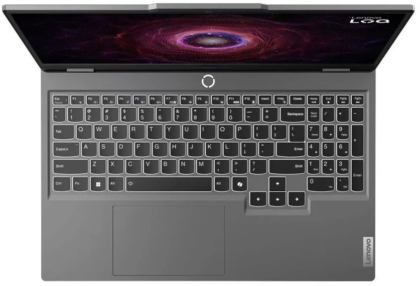 Ноутбук Lenovo LOQ 15ARP9 Ryzen 5 7235HS 16Gb SSD512Gb NVIDIA GeForce RTX 3050 6Gb 15.6" IPS FHD (1920x1080) без ОС grey WiFi BT Cam (83JC0057PS) — миниатюра 2