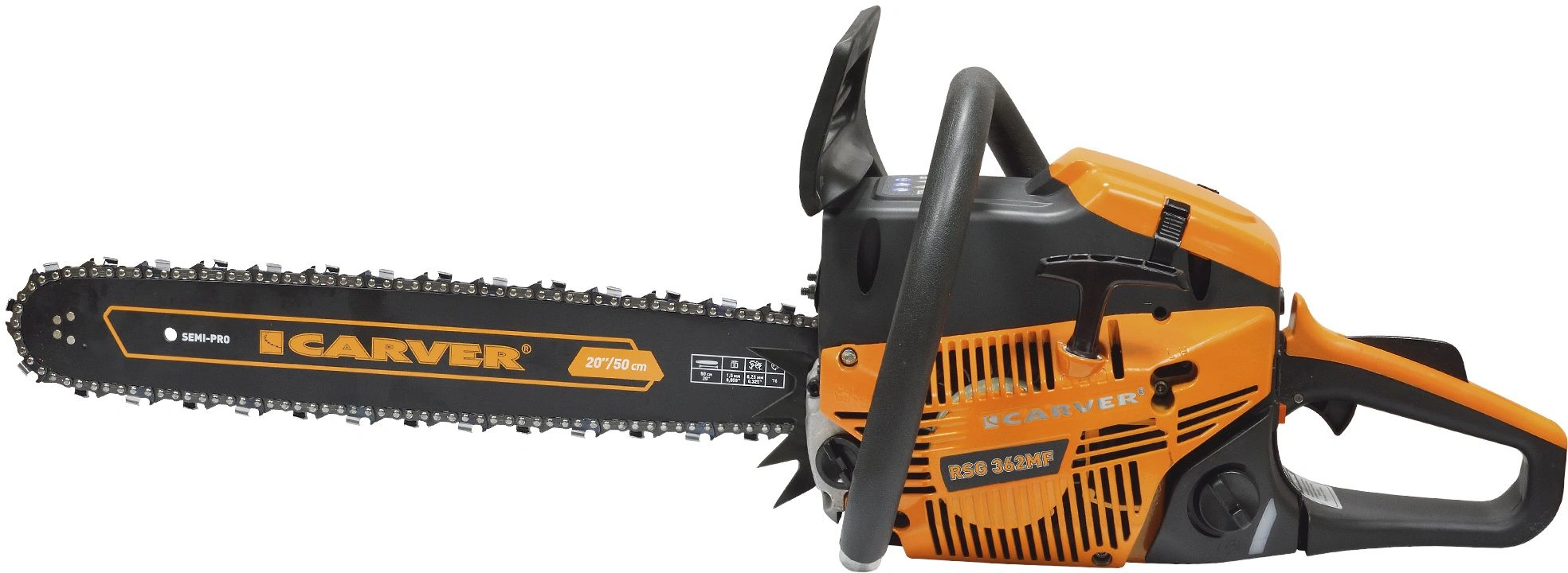Бензопила Carver 362MF 2400Вт 3.2л.с. дл.шины:20" (50cm) (01.004.00061) — фото 1