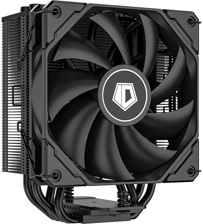 Устройство охлаждения(кулер) ID-Cooling SE-224-XTS Soc-AM5/AM4/1200/1700/1851 черный 4-pin 29dB Al+Cu 220W 650gr Bulk (SE-224-XTS BLACK BULK) — миниатюра 2