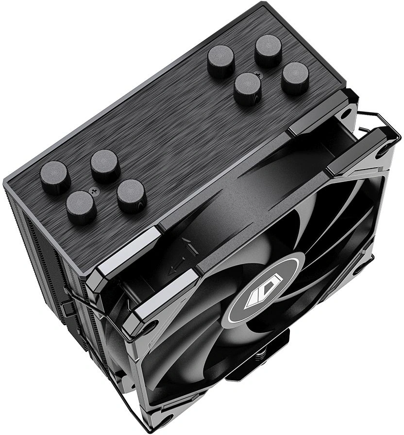 Устройство охлаждения(кулер) ID-Cooling SE-224-XTS Soc-AM5/AM4/1200/1700/1851 черный 4-pin 29dB Al+Cu 220W 650gr Bulk (SE-224-XTS BLACK BULK) — миниатюра 3