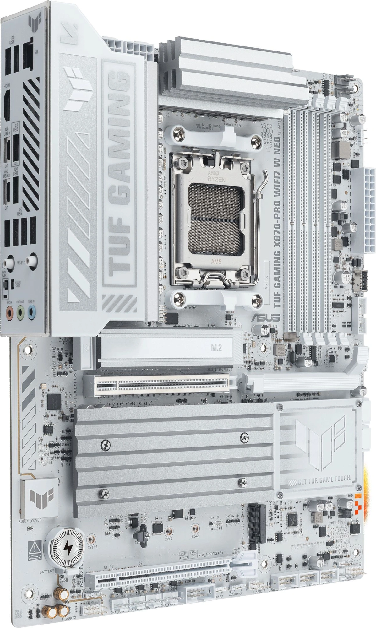 Материнская плата Asus TUF GAMING X870-PRO WIFI7 W NEO Socket AM5 AMD X870 4xDDR5 ATX AC`97 8ch(7.1) 5Gigabit RAID+HDMI — миниатюра 4