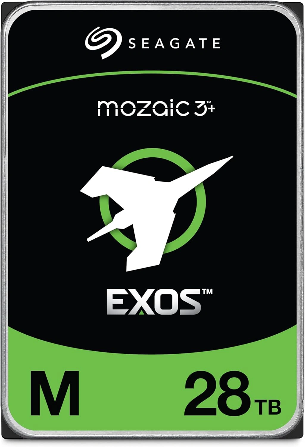 Диск HDD Seagate - Exos M, серверный, SATA, 6 Гб/с, 3.5", 28 ТБ, 7200 rpm, 512MB, ST28000NM003K